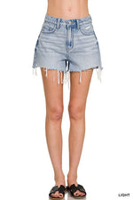 Sunny Side Distressed Denim Short