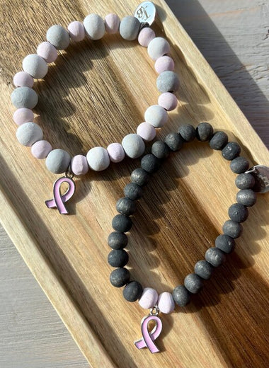 Stand Up to Breast Cancer Bracelets by Thoughtfully Beaded